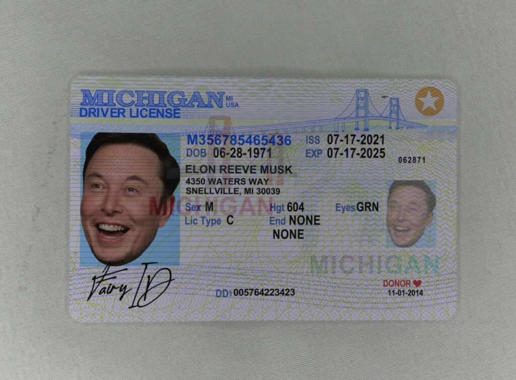 Get The Best Michigan Fake ID Fast Secure High Quality Order Now