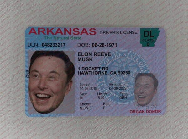 Arkansas Fake ID