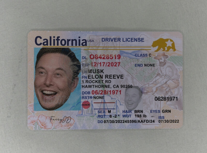 California Fake ID