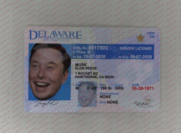 Delaware ID Fake