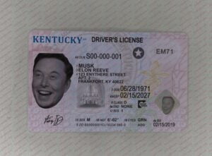 Kentucky Fake ID