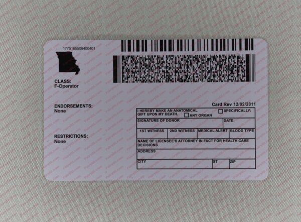 Missouri Fake ID