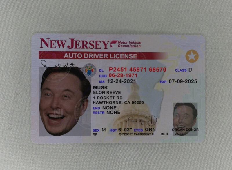 NJ Fake ID