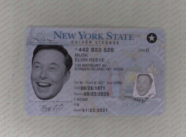 new New York fake ID