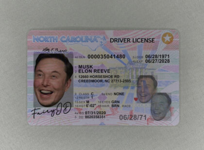 North Carolina Fake ID