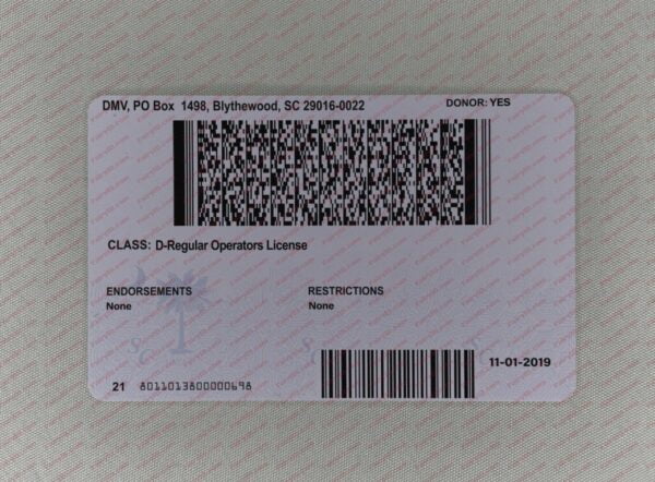 Fake ID South Carolina