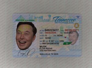 Fake Tennessee ID