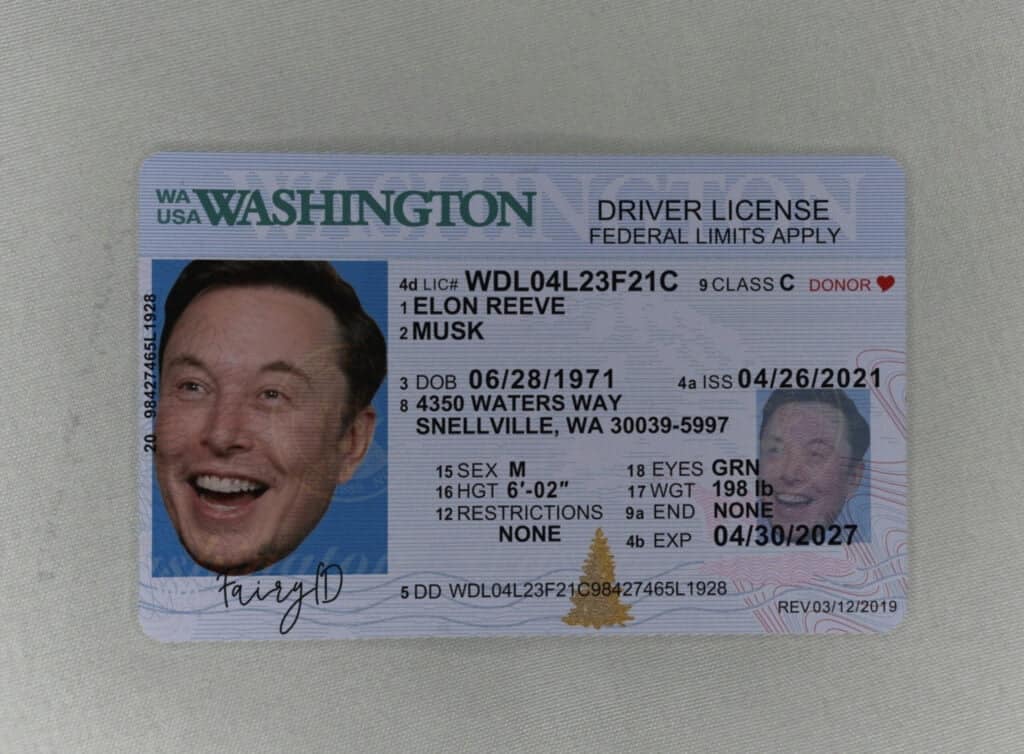 New Washington fake ID will pass any tests Washington ID Discover a