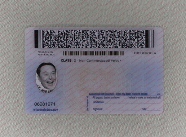 New Wisconsin Fake ID