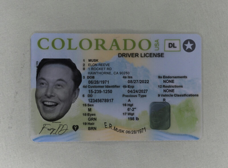 Colorado Fake ID