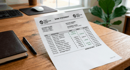 Bank Statement