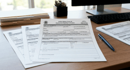 Form I‑9 Employment Eligibility Verification