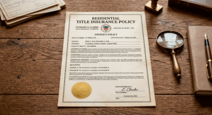 Title Insurance Policy