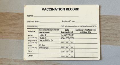 Vaccination Record