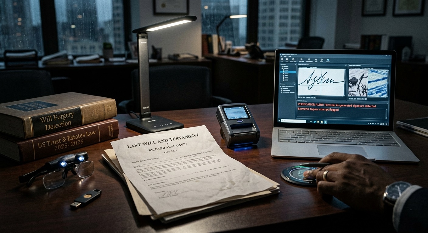 Counterfeit Wills in 2026: Modern Forgery Technologies and Methods to Bypass Notarization Verification