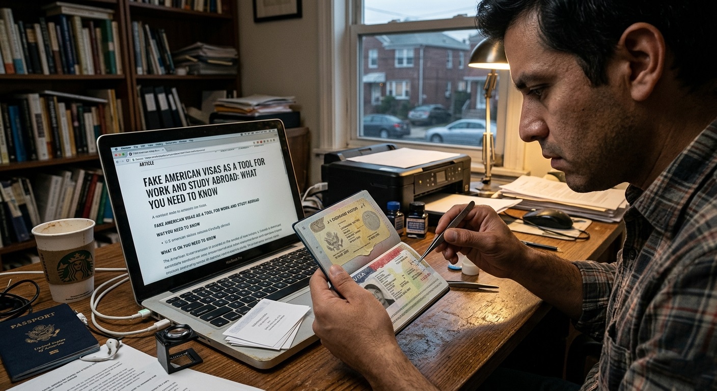 Fake American Visas as a Tool for Work and Study Abroad: What You Need to Know