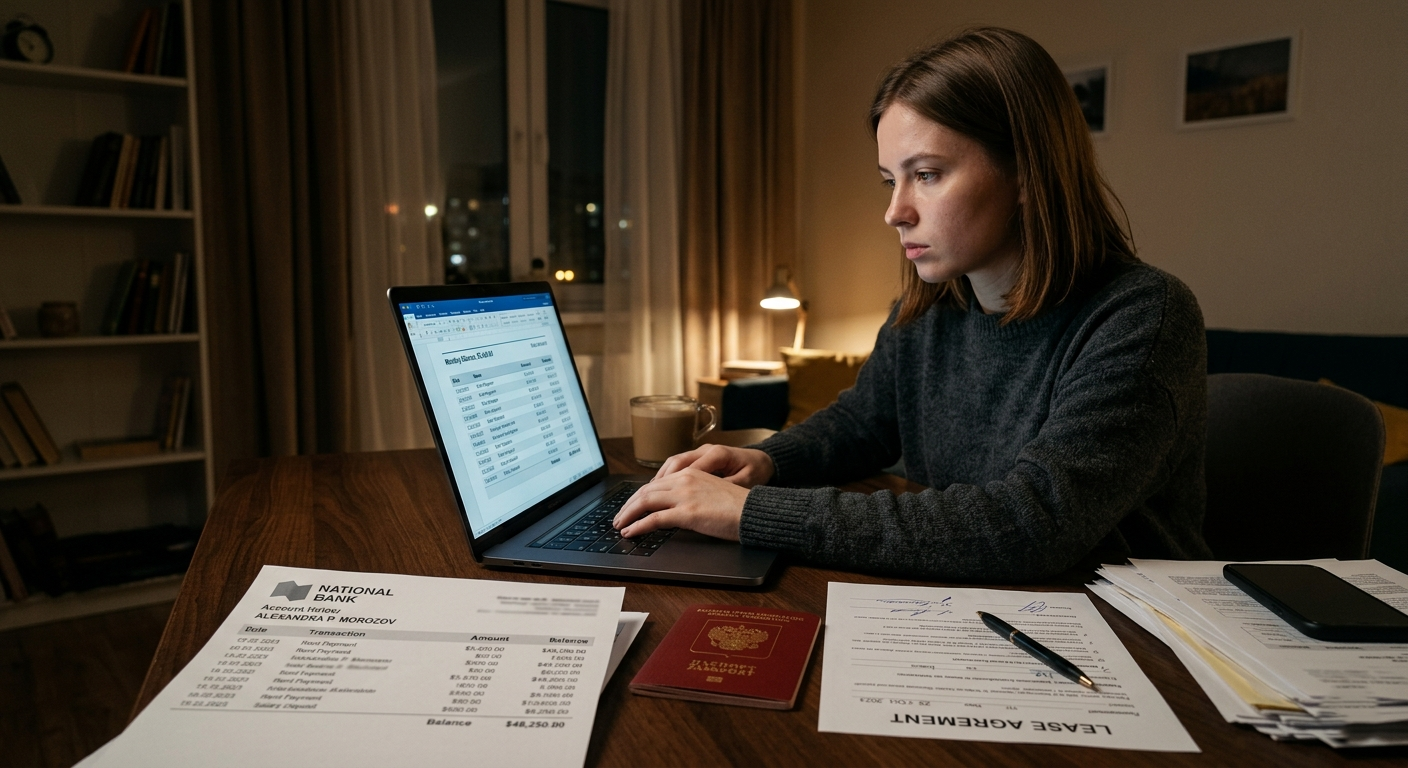 Fake Bank Statements for Renting Housing: How to Convince Landlords of Your Solvency