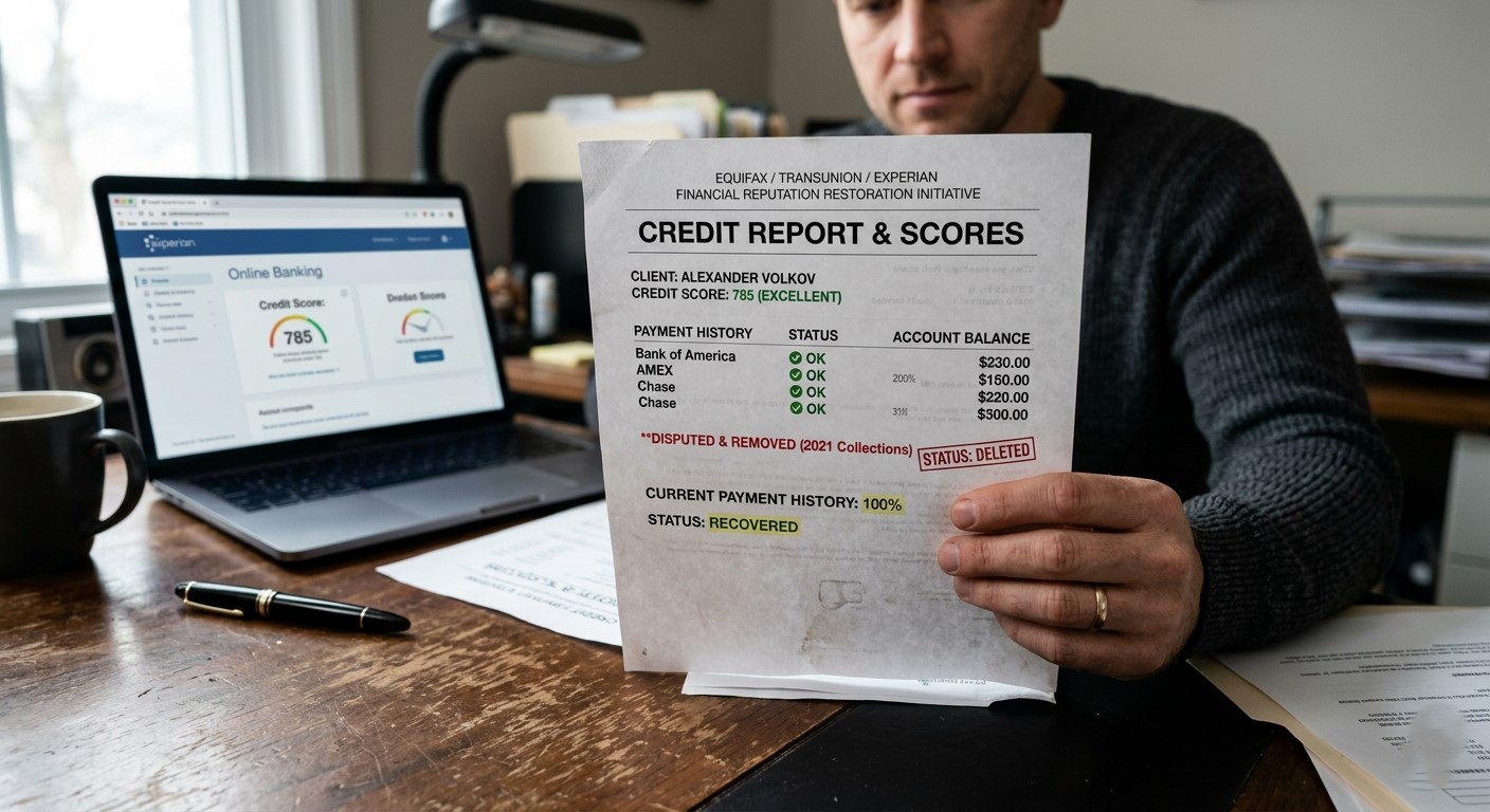 Fake Credit Reports as a Tool for Restoring Financial Reputation