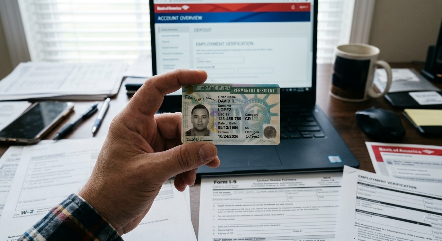 Fake Permanent Resident Card: Workarounds for Employment and Banking Services in the USA