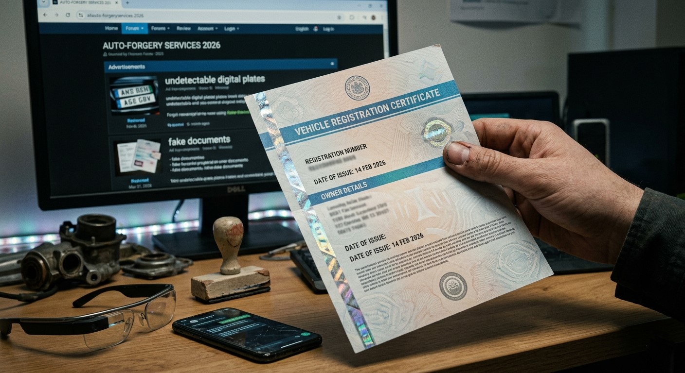 Fake Vehicle Registration Certificates: Acquisition Methods and Applications in 2026