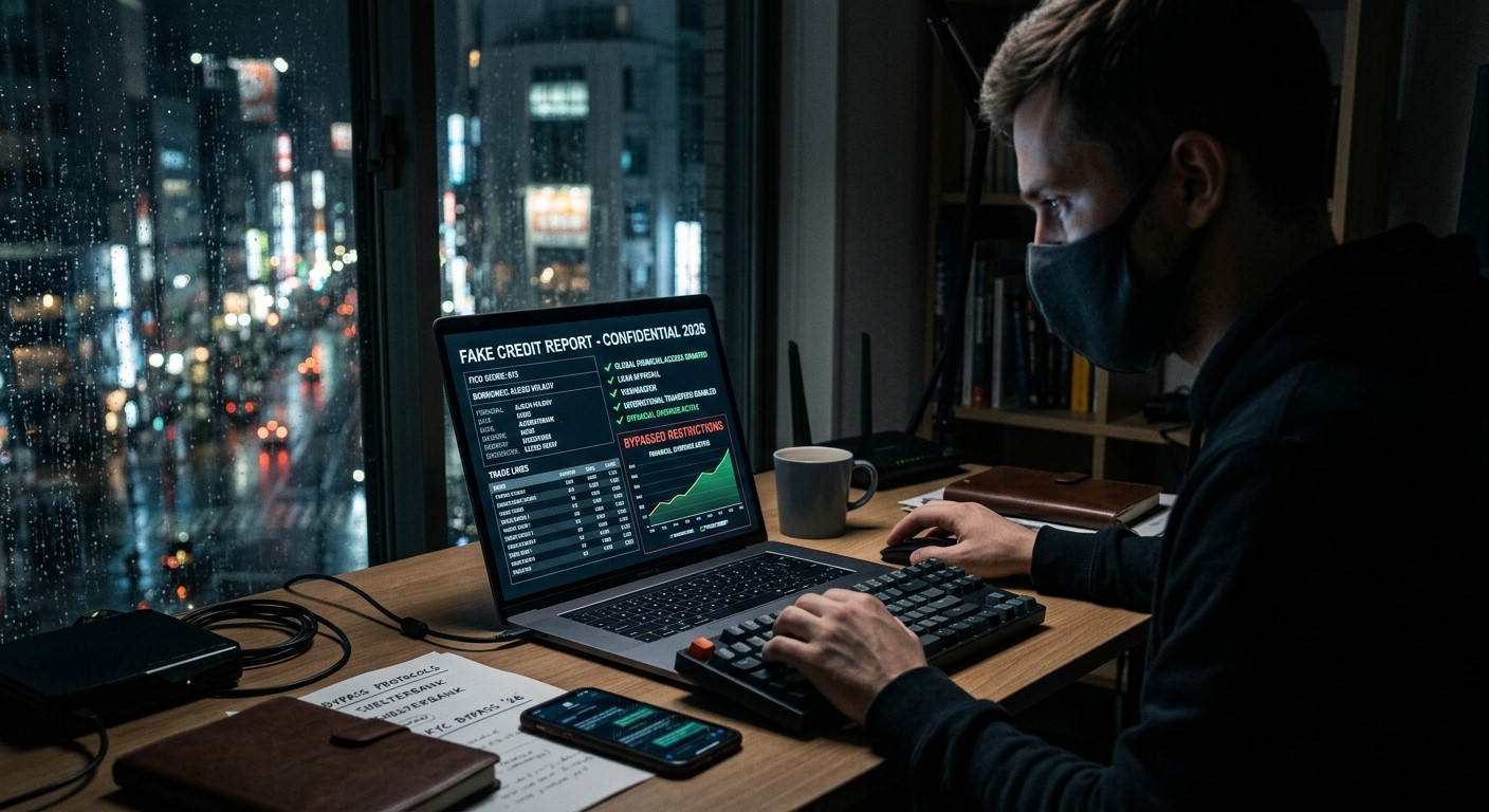 How Fake Credit Reports Help Bypass Financial Restrictions in 2026