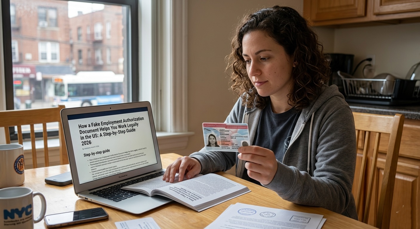 How a Fake Employment Authorization Document Helps You Work Legally in the US: A Step-by-Step Guide 2026