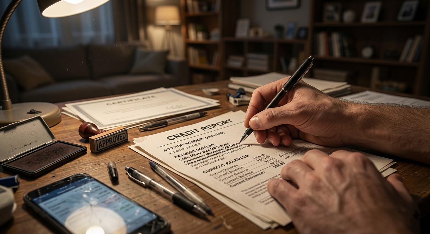 How to Fix Bad Credit History with Fake Documents: Risks and Benefits