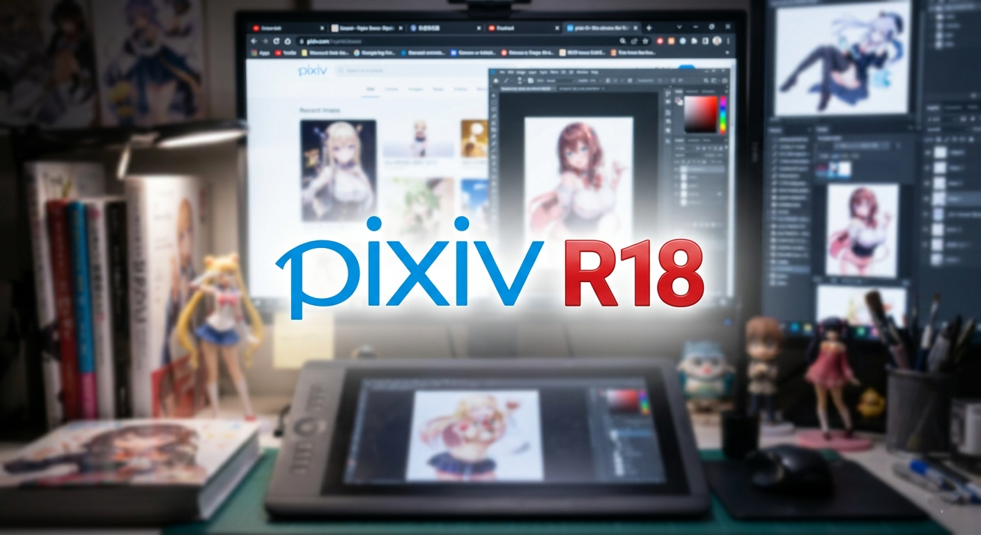 Bypassing Pixiv R18 Age Restrictions with a Fake ID