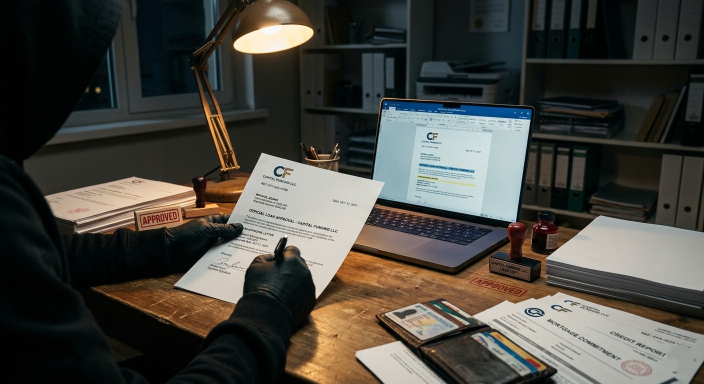 Secrets of Fake Loan Approval Letters: Creation Methods and Applications in Fraudulent Schemes