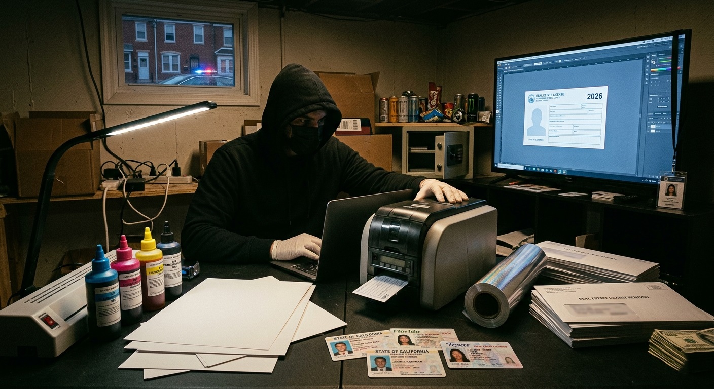Technologies for Creating Fake Real Estate Licenses 2026: Methods Used by Modern Fraudsters