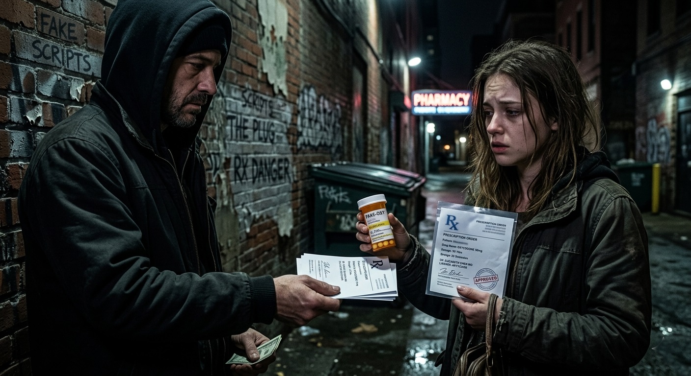 The Dark Side of Medicine: The Market for Fake Prescriptions and Its Impact on Patients