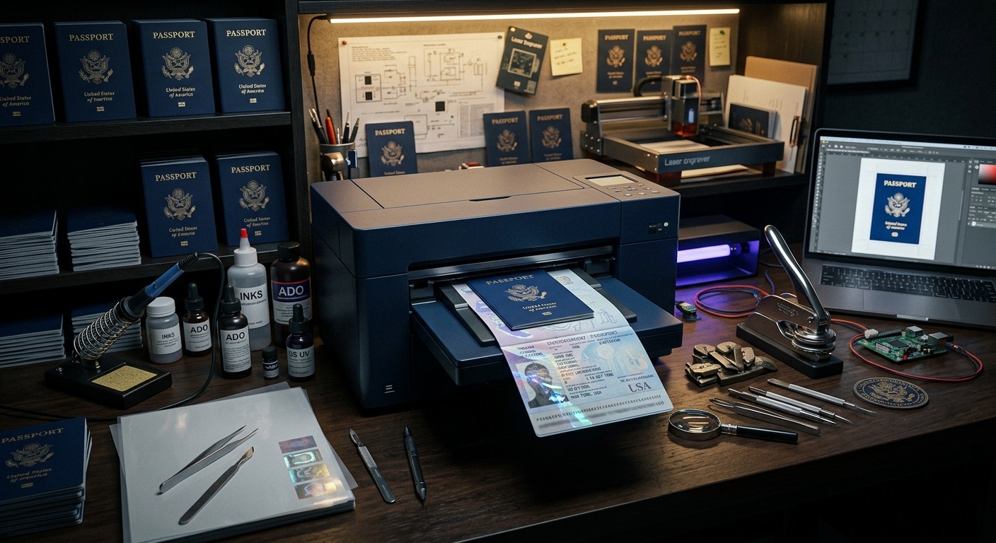 US Fake Passport Creation Technologies: From Old Methods to Modern Innovations