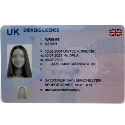 UK Driving License 2025